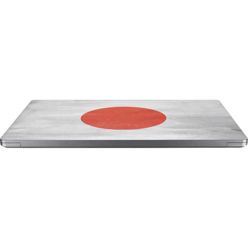 Japanese Flag Distressed Laptop Skins